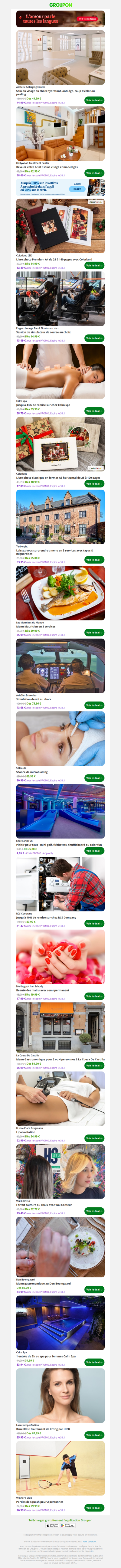 Soin du visage au choix hydratant, anti-âge, coup d'éclat ou peeling