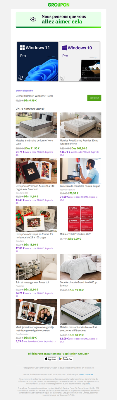 Dis oui à cette offre ! Elle est encore là !