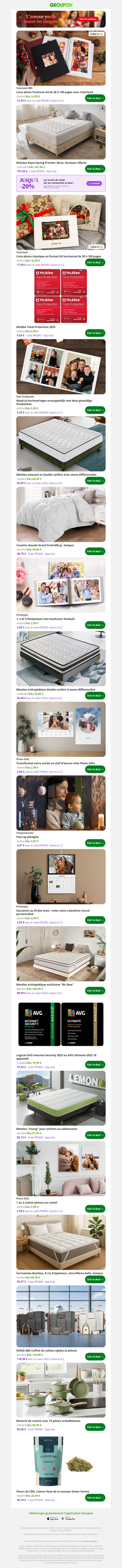 Livre photo Premium A4 de 28 à 140 pages avec Colorland