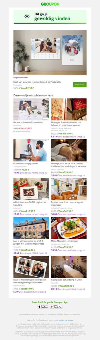 Zeg ja tegen deze deal! Hij is nog steeds beschikbaar!