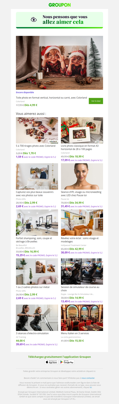 On est plutôt sûrs que tu vas adorer cette offre !