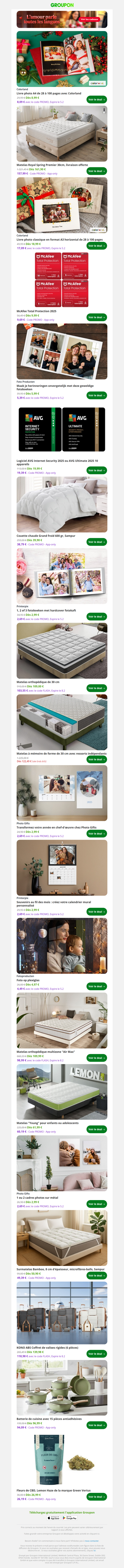 Livre photo A4 de 28 à 100 pages avec Colorland