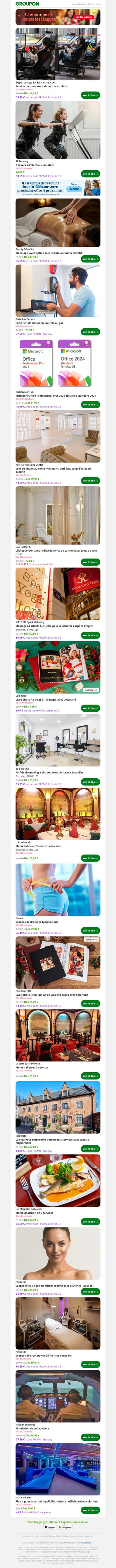 Session de simulateur de course au choix