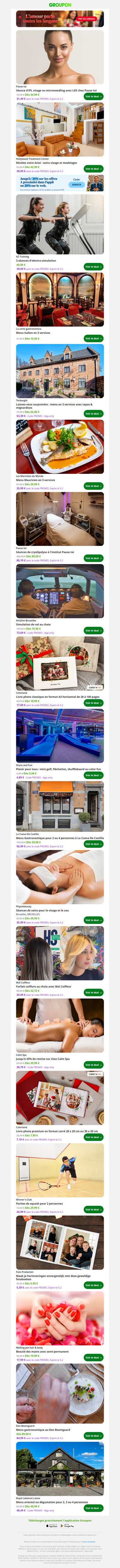 Séance d'IPL visage ou microneedling avec LED chez Pause toi