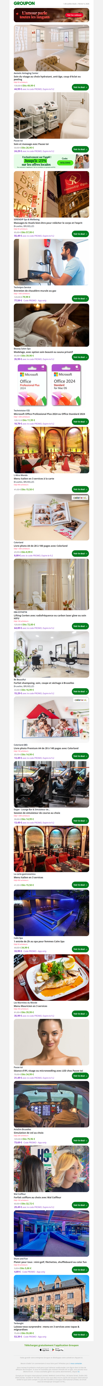 Soin du visage au choix hydratant, anti-âge, coup d'éclat ou peeling