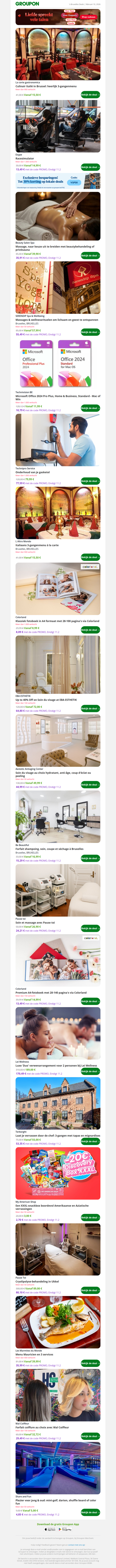 Culinair Italië in Brussel: heerlijk 3-gangenmenu