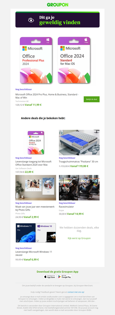 Ben je er klaar voor? De deal die je hebt bekeken is nog steeds beschikbaar!