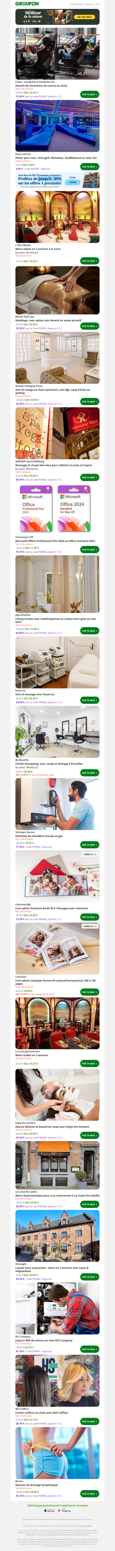 Session de simulateur de course au choix