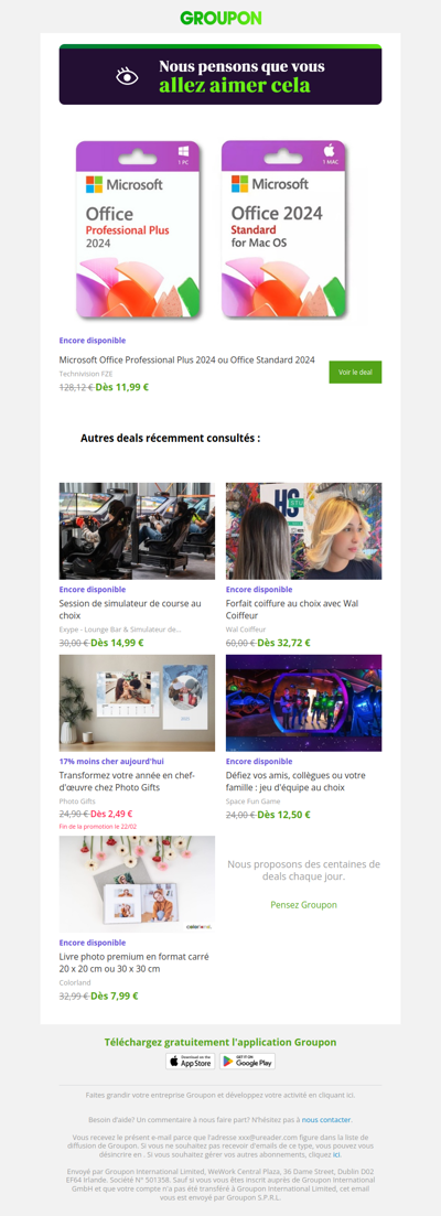 Dis oui à cette offre ! Elle est encore là !