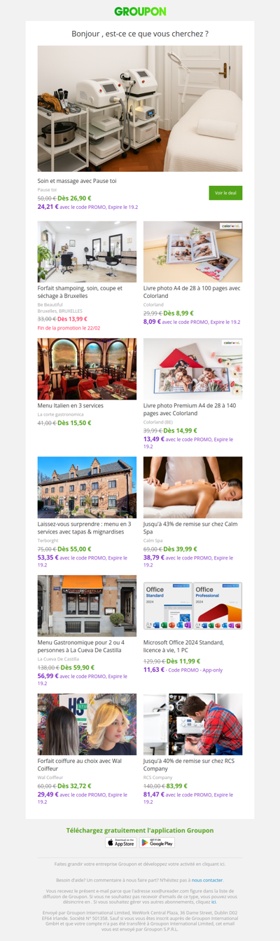 Les clients qui ont acheté cette offre sont aussi intéressés par ces offres