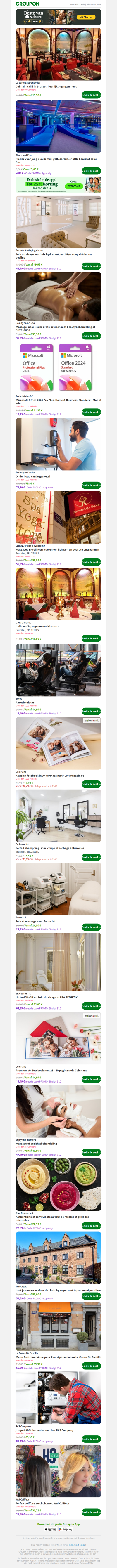 Culinair Italië in Brussel: heerlijk 3-gangenmenu