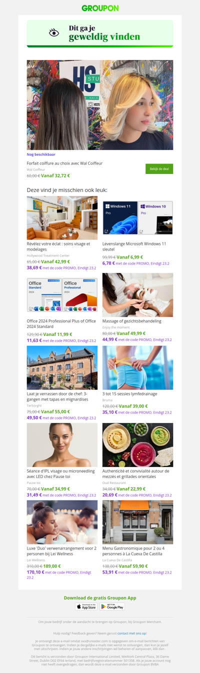 Zeg ja tegen deze deal! Hij is nog steeds beschikbaar!