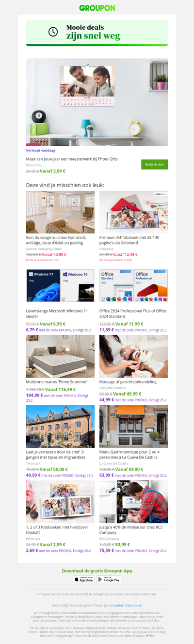 Tik-tok... de tijd raakt op om deze deal te pakken!