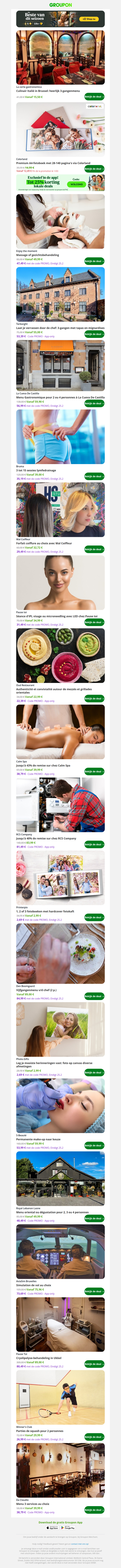 Culinair Italië in Brussel: heerlijk 3-gangenmenu