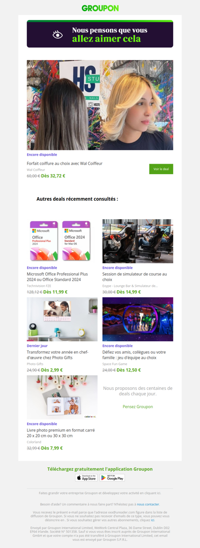 Dis oui à cette offre ! Elle est encore là !