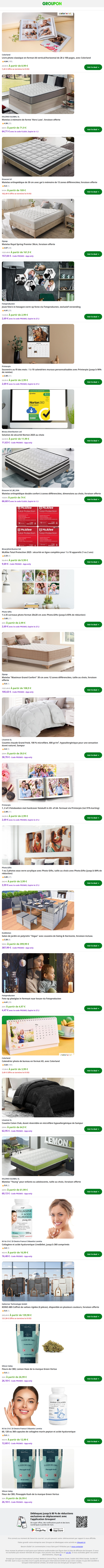 Livre photo classique en format A4 vertical/horizontal de 28 à 100 pages, avec Colorland