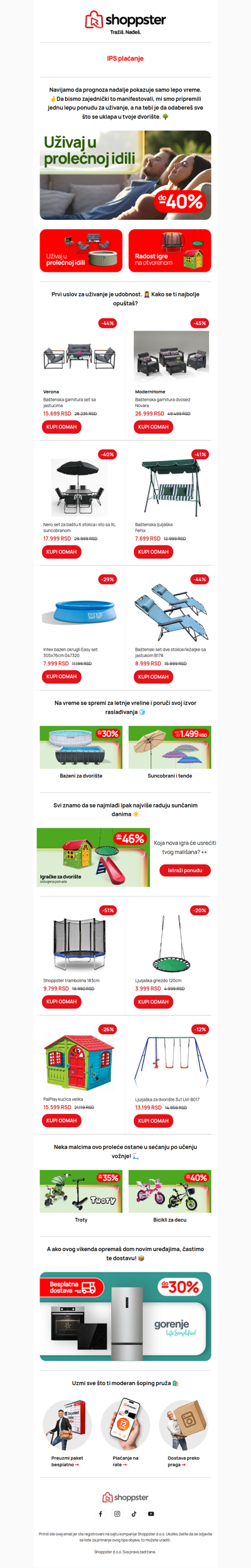 Da li će ovako izgledati tvoje dvorište? 🌞