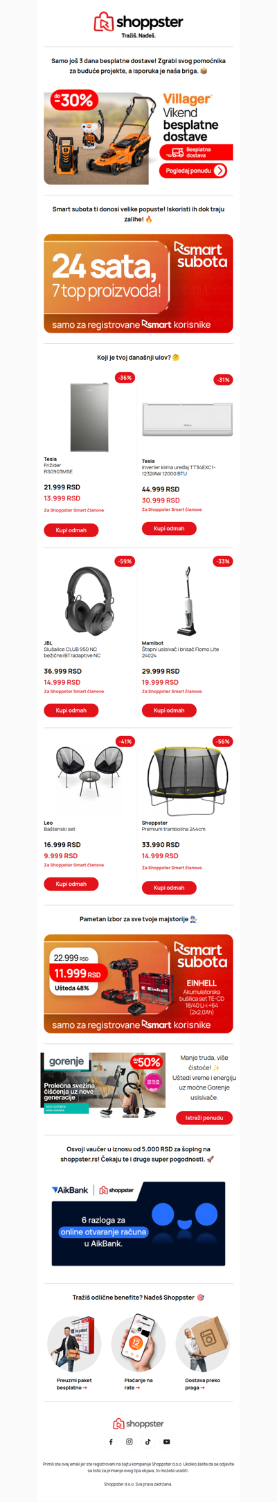7 predloga za pametniji šoping 🛒