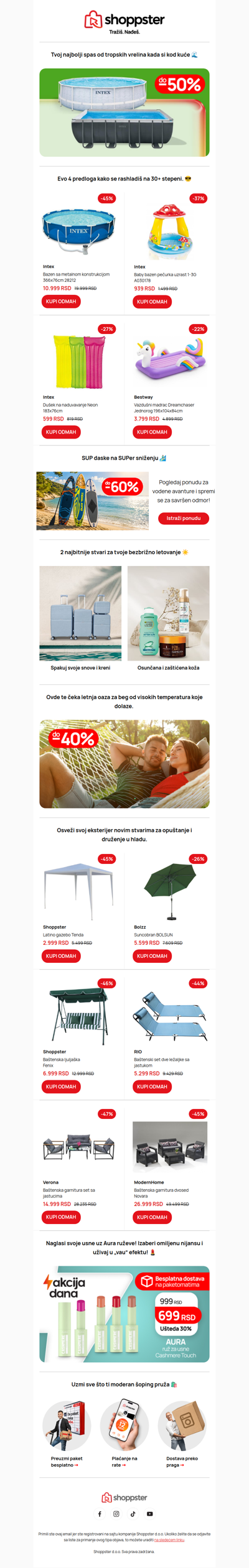 Vreli talas stiže! Evo kako da se rashladiš 🏊‍♀️