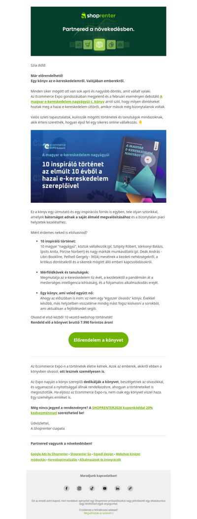 📘 Már előrendelhető: A magyar e-kereskedelem nagyágyúi c. könyv