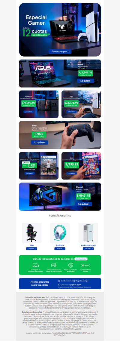 🎮 ¡Tu wishlist gamer a 12 meses sin intereses! 🚀