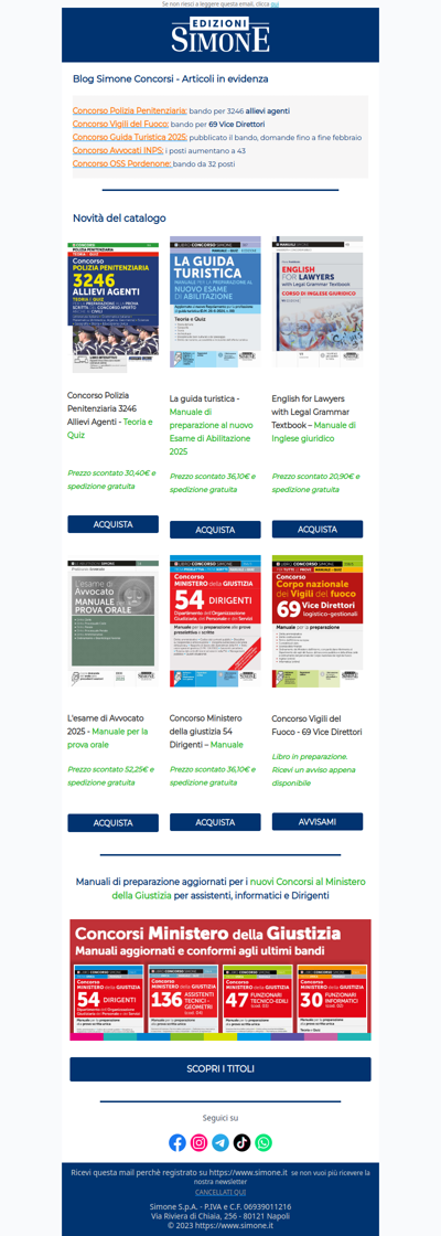 Concorsi del momento e novità - Edizioni Simone