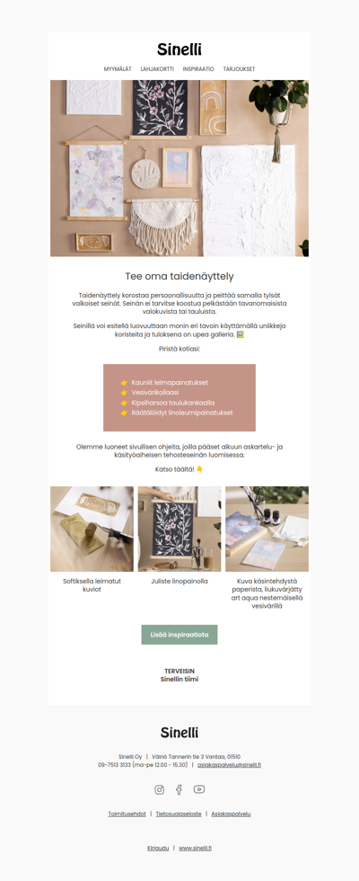 Tee oma galleria luovilla ideoilla 🖼️