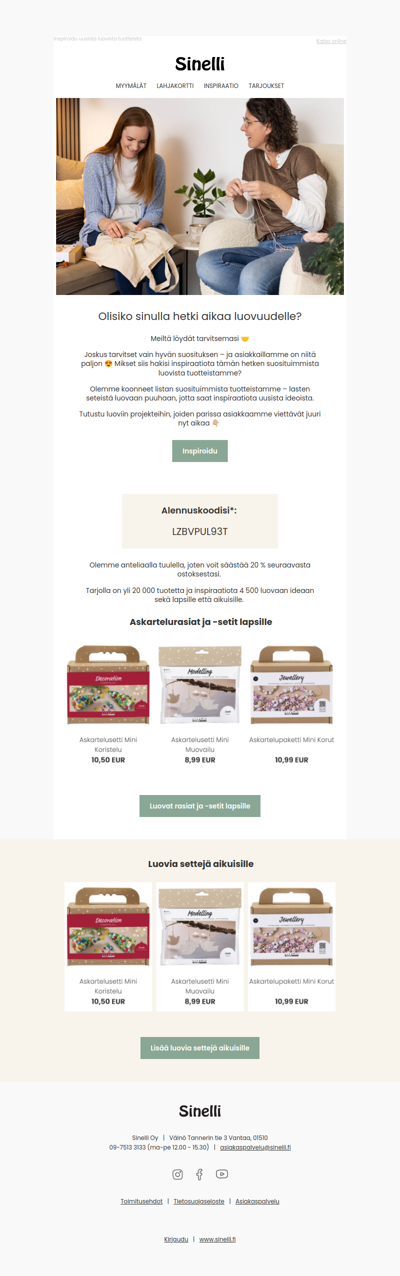 Katso, mitä asiakkaamme suosittelevat 🎨