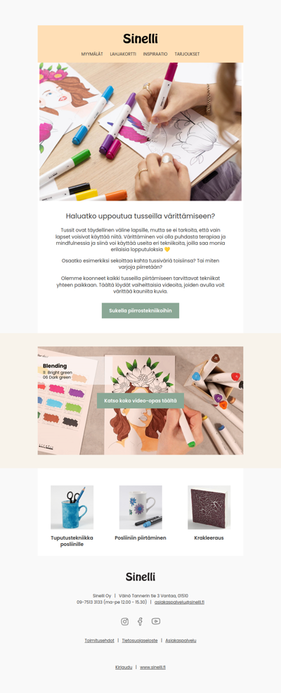 Opi värittämään tusseilla 🖍️