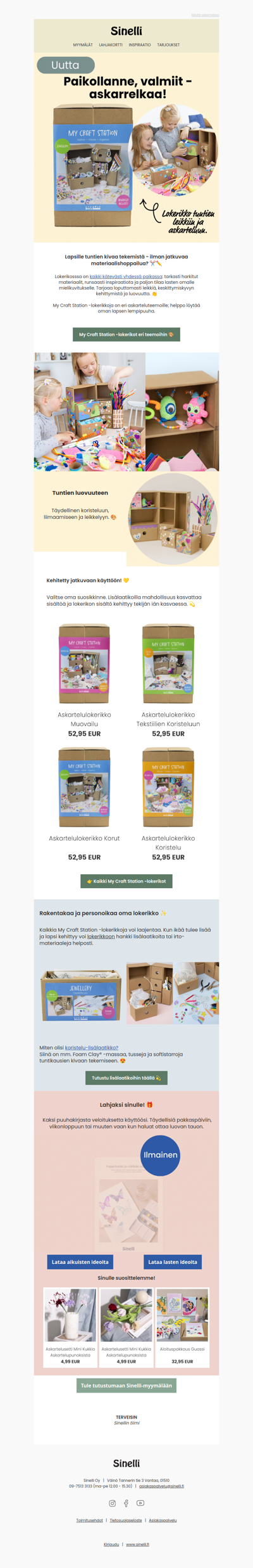 ✨ My Craft Station -lokerikot nyt täällä