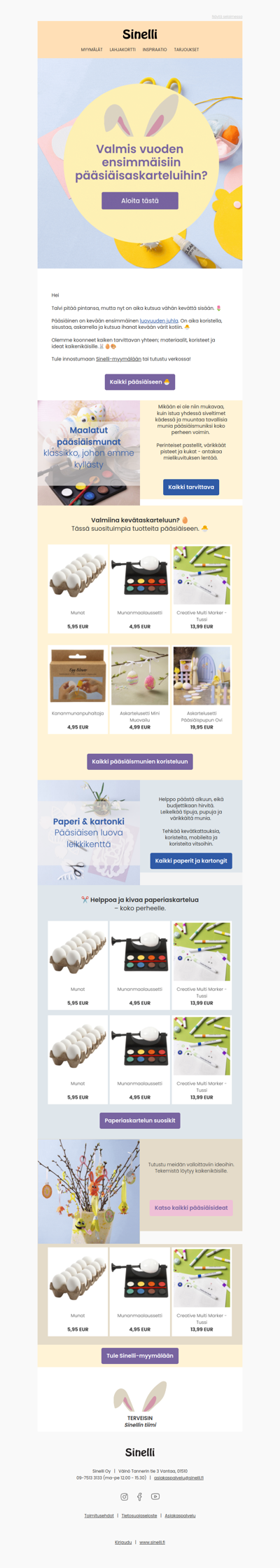 Valmiina keväiseen askarteluun? 🐣