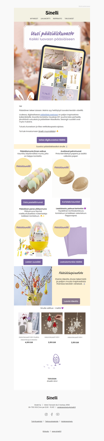 Uusi pääsiäiskuvasto on ilmestynyt 🐣