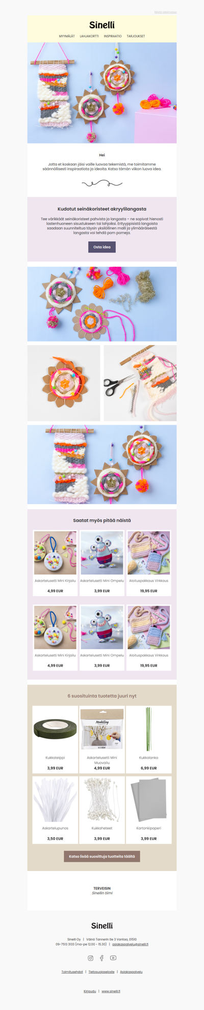 🏵️ Viikon luova idea 🏵️