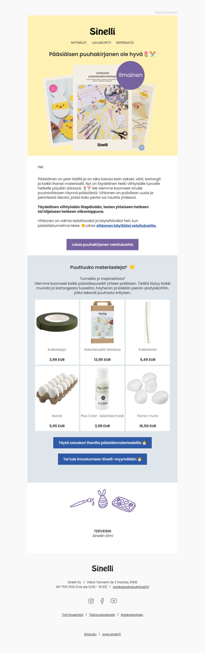 Puuhakirjanen lahjaksi sinulle,  😍