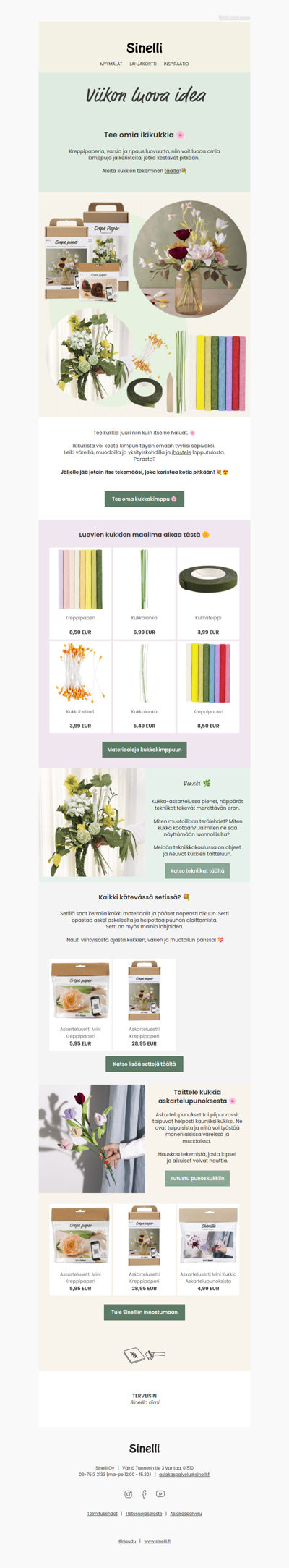 Tee omia ikikukkia! 💐