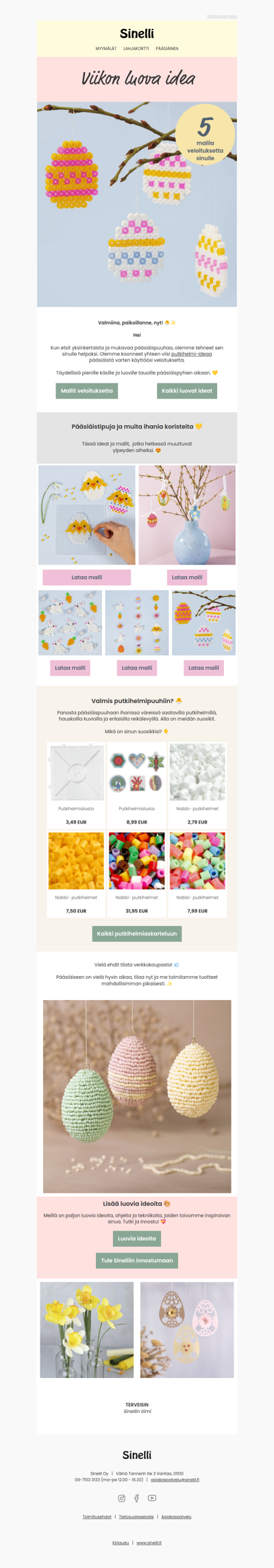 5 putkihelmimallia pääsiäiseen veloituksetta käyttöösi! 🐣