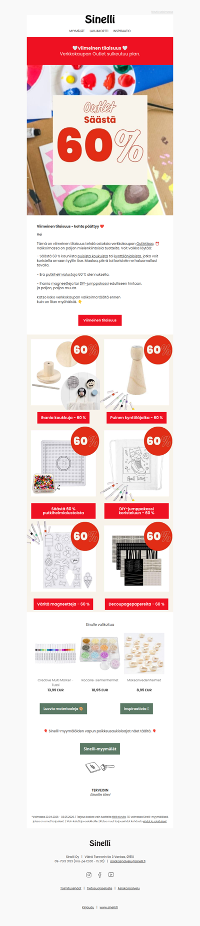 🛍️Viimeinen tilaisuus {{ person.first_name|default:'' }🛍️