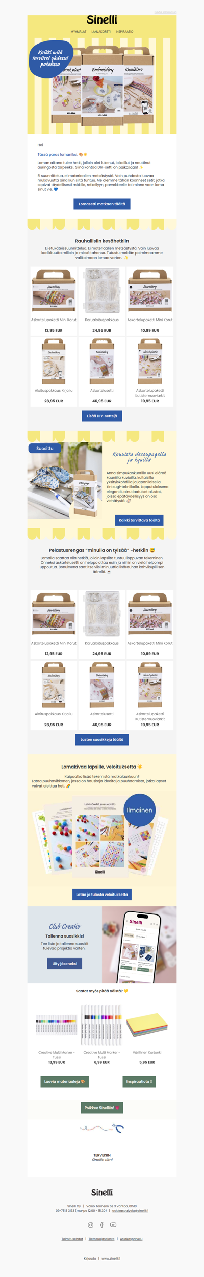 🎒 Meidän parhaat lomaniksit!