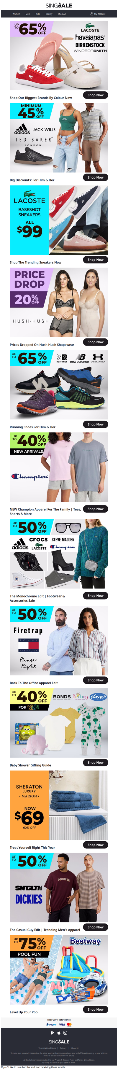 Lacoste, Havis, Birks, Windsor Smith & More Shoes Up To 65% Off!