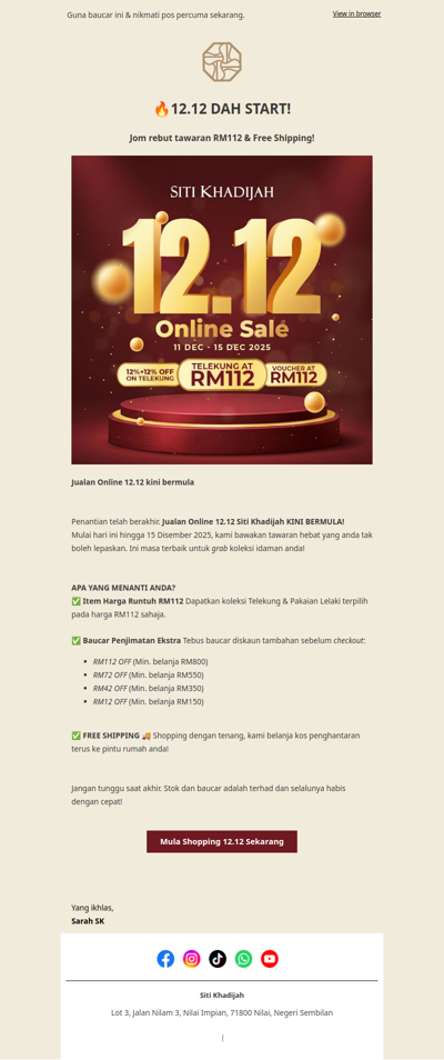 🎉 12.12 Mega Sale: Unbelievable Deals Await You, Family SK!