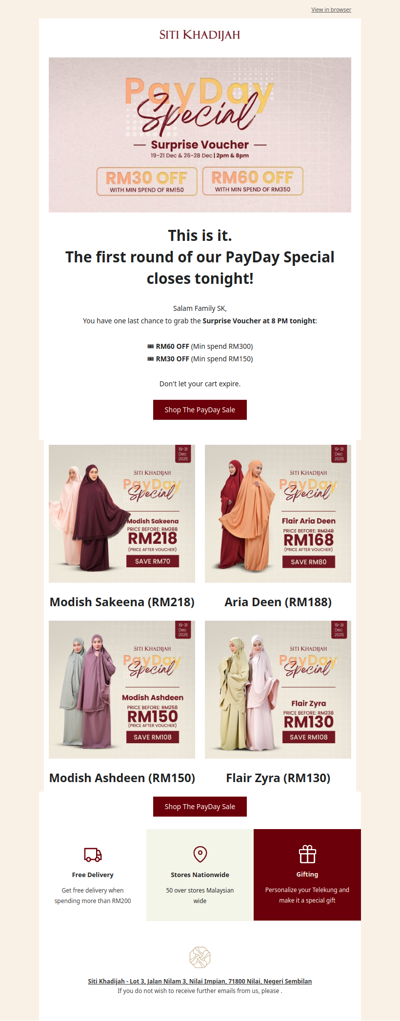 🚨 LAST CHANCE: Final Surprise Voucher (8 PM) Closing Soon!