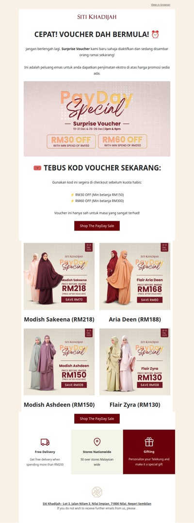 🔥 HURRY HURRY! Surprise Vouchers are LIVE NOW!