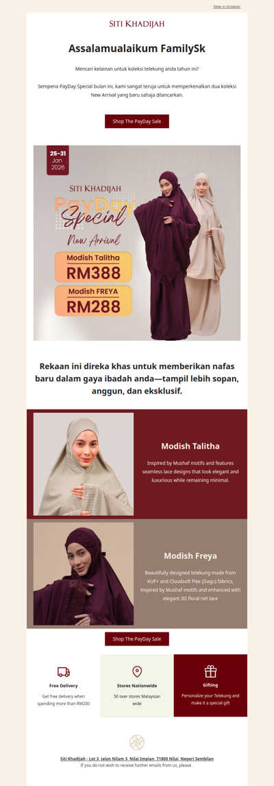 ✨ New Arrival: Kenali Modish Talitha & Freya