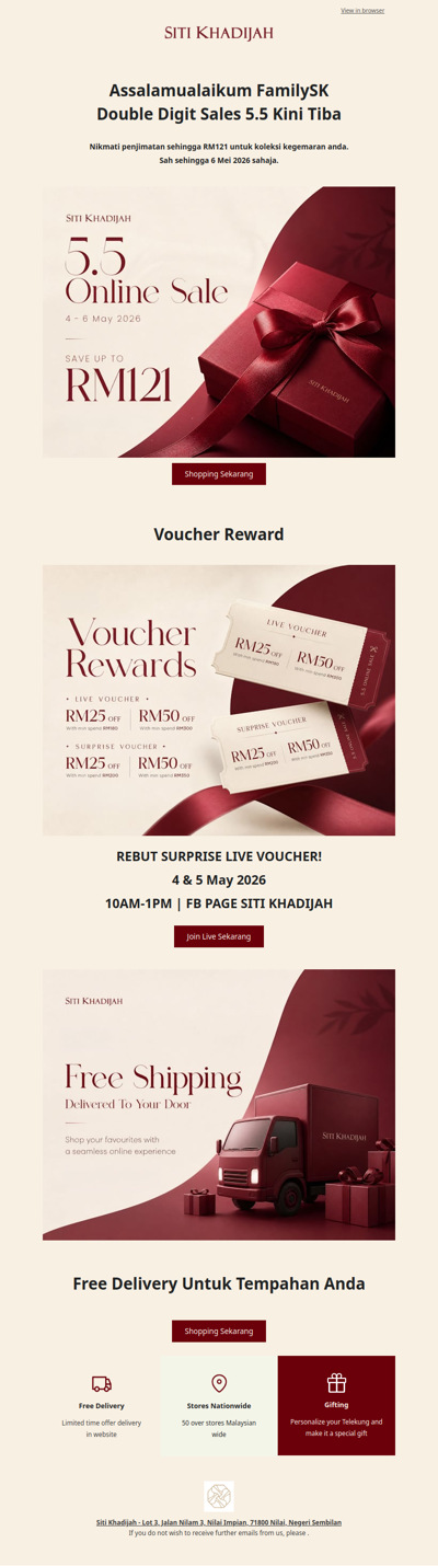 🌼 Don't miss out! Your exclusive 5.5 voucher awaits