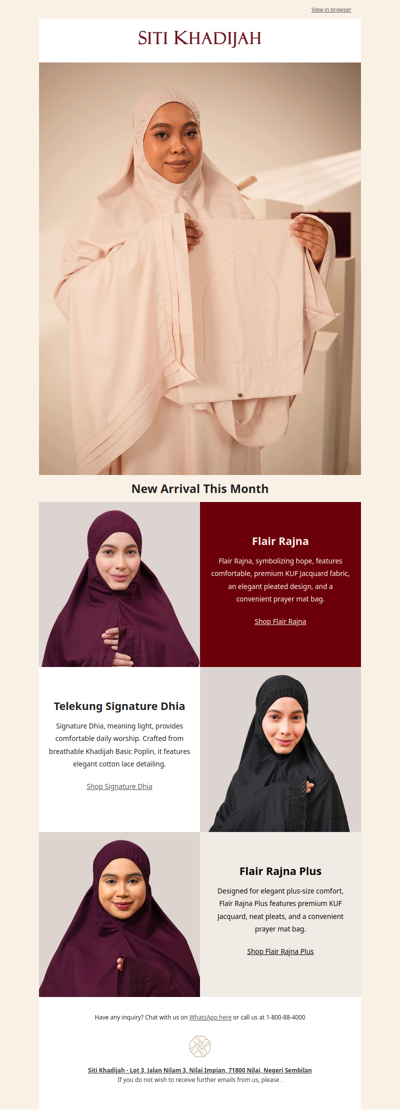 New Arrival: Signature Dhia Midi, Flair Rajna & Flair Rajna Plus
