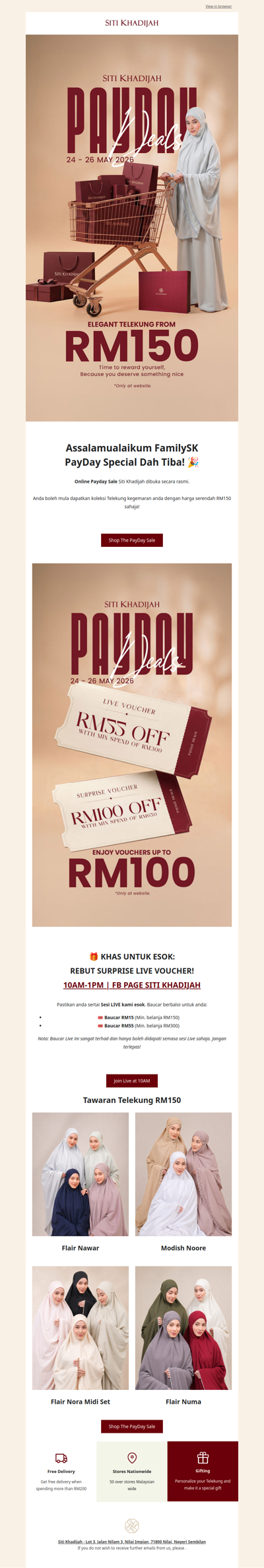 💰 Sambut Payday Dengan Tawaran Istimewa Kami!