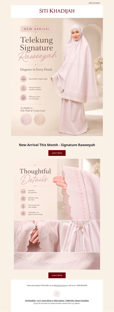 New Arrival: Signature Raweeyah