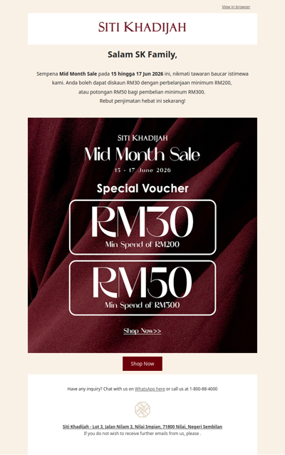 🎁 Mid month sale: Exclusive vouchers just for you!