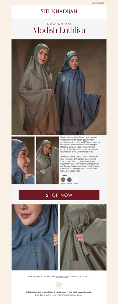 New Arrival: Modish Luthfiya