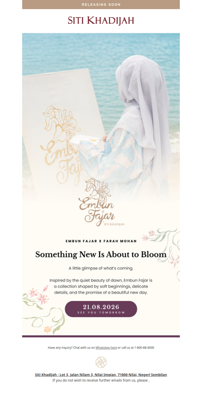 🌅 Get ready for Embun Fajar – coming soon!